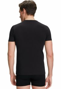 FALKE DAILY COMFORT 2-PACK ROUND NECK - Maglietta intima - black