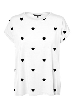 Vero Moda, MAVA - Tričko s potlačou - snow white