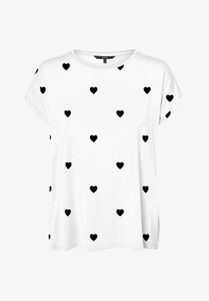 Vero Moda, MAVA - Tričko s potlačou - snow white