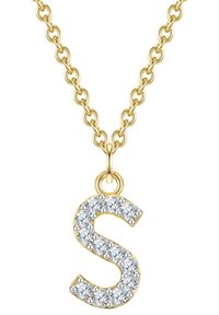 BUCHSTABE S - Collar - gold-coloured