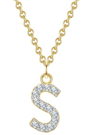 BUCHSTABE S - Halskette - gold-coloured