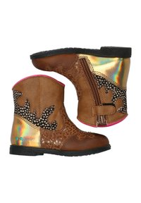 BunniesJR CASSIDY CLASSIC - Cowboy/biker ankle boot - bruin