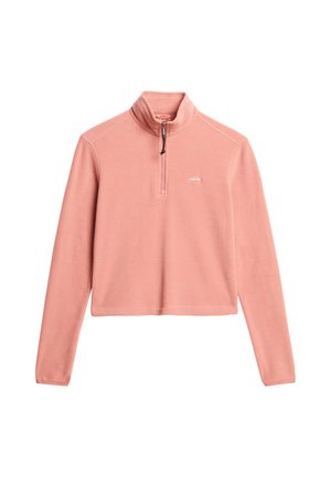 Superdry & Co, CROPPED HALF ZIP - Sweat polaire - ash rose