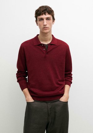 Massimo Dutti Maglione - bordeaux