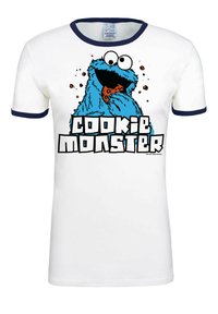 Unselected, weiss dunkelblau