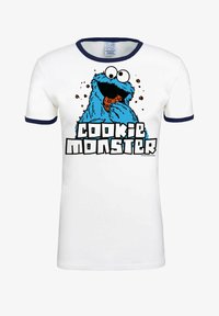 Unselected, weiss dunkelblau