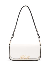 KARL LAGERFELD SIGNATURE CROSSBODY - Τσάντα χιαστί - off white