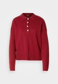 COLLAR SWEATER - Jumper - rhubarb