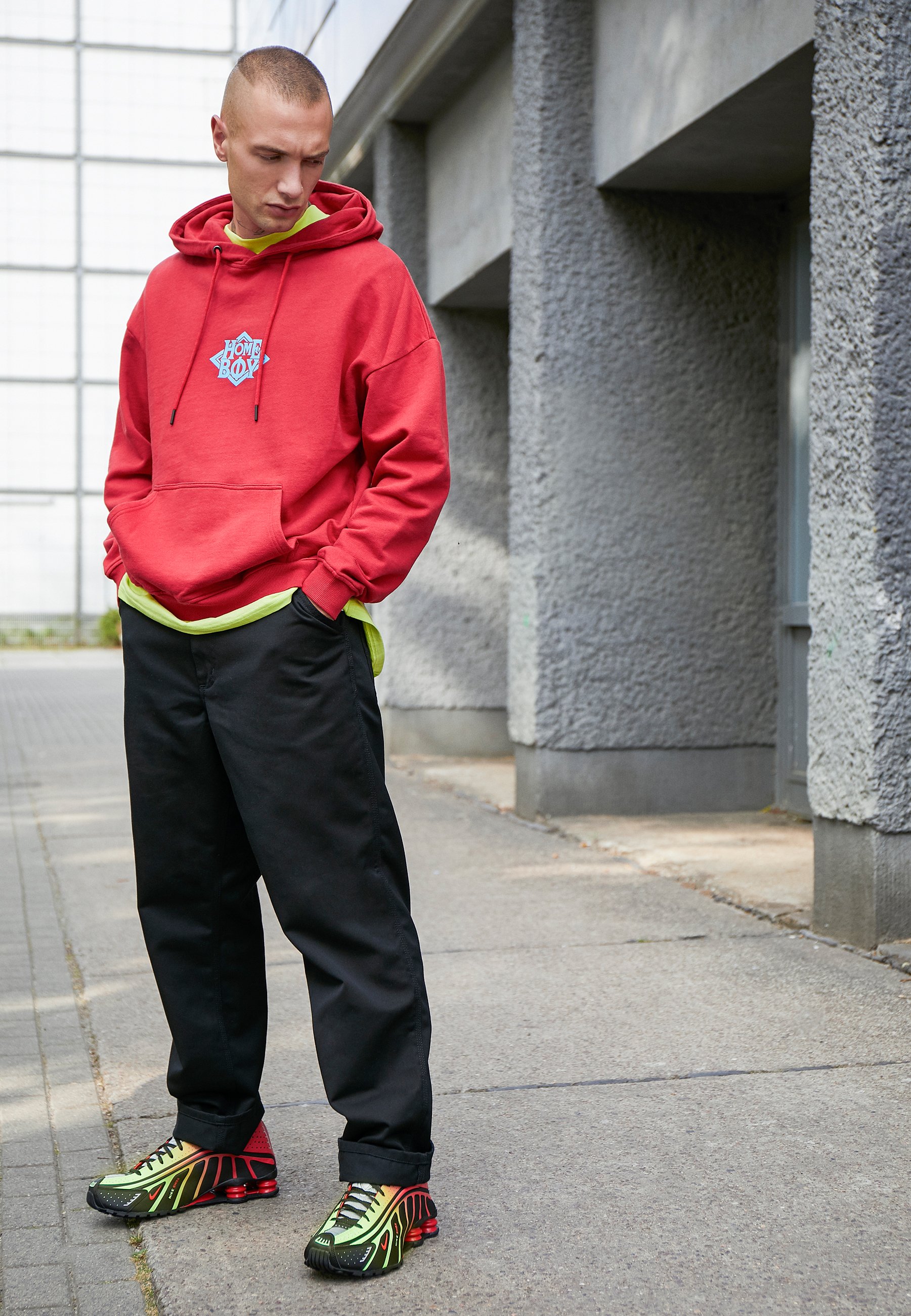 Nike Sportswear SHOX R4 NEYMAR JR. - Zapatillas - black/challenge  red/metallic silver/negro - Zalando.es