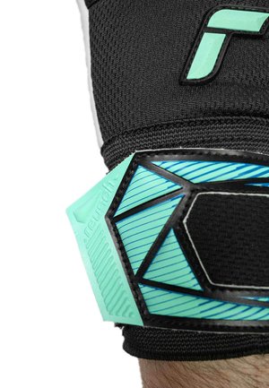 Reusch, TORWARTHANDSCHUHE ATTRAKT RE:GRIP NC - Goalkeeping gloves - black ocean light