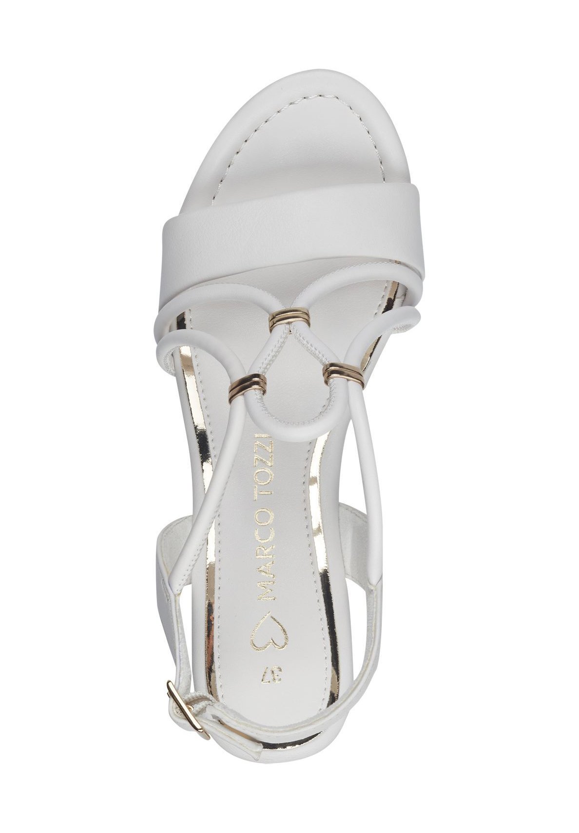 Marco Tozzi Sandale cu talpă ortopedică - white/alb - Zalando.ro