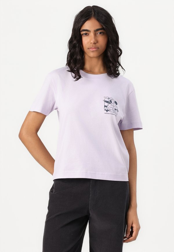 TILEBLOOM SCREEN TEE - Print T-shirt - orchid petal4