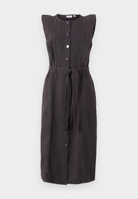 VILUCIANNE O NECK DRESS - Denim dress - black denim