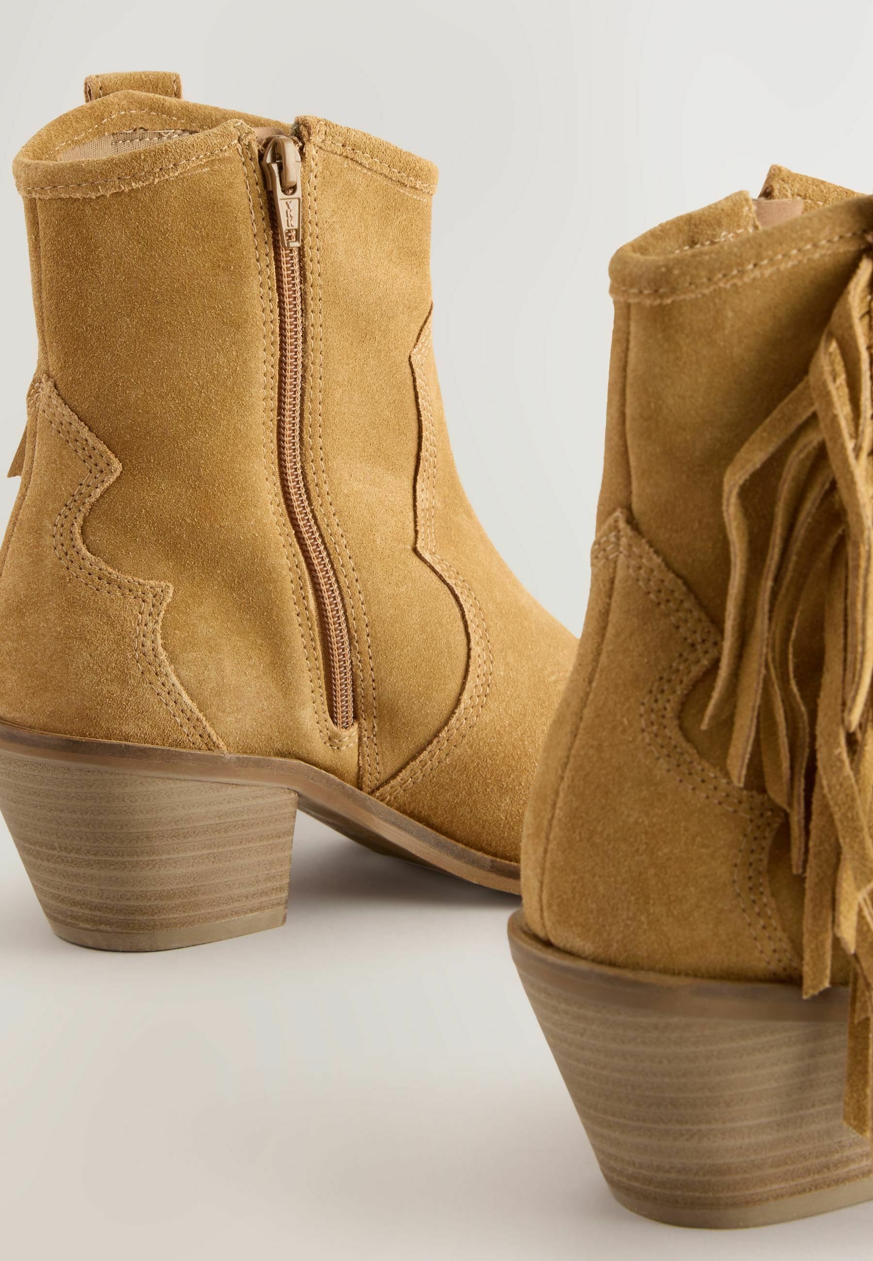 【THEAIRTOWN】 fringe western boots Next FOREVER COMFORT FRINGE WESTERN - REGULAR FIT - Cowboy