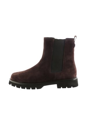 Bottines de cowboy / motard - chocplum