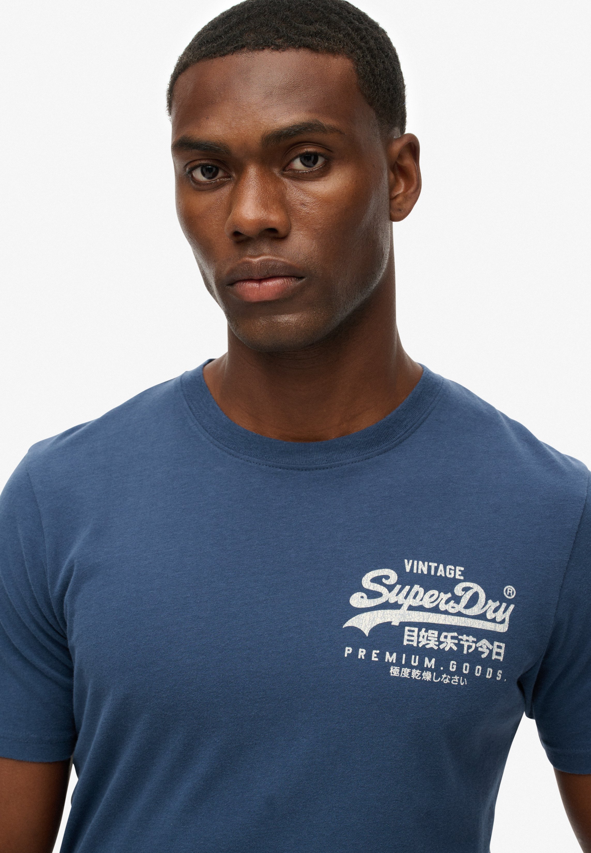 Superdry VINTAGE LOGO TOKYO - Print T-shirt - insignia blue