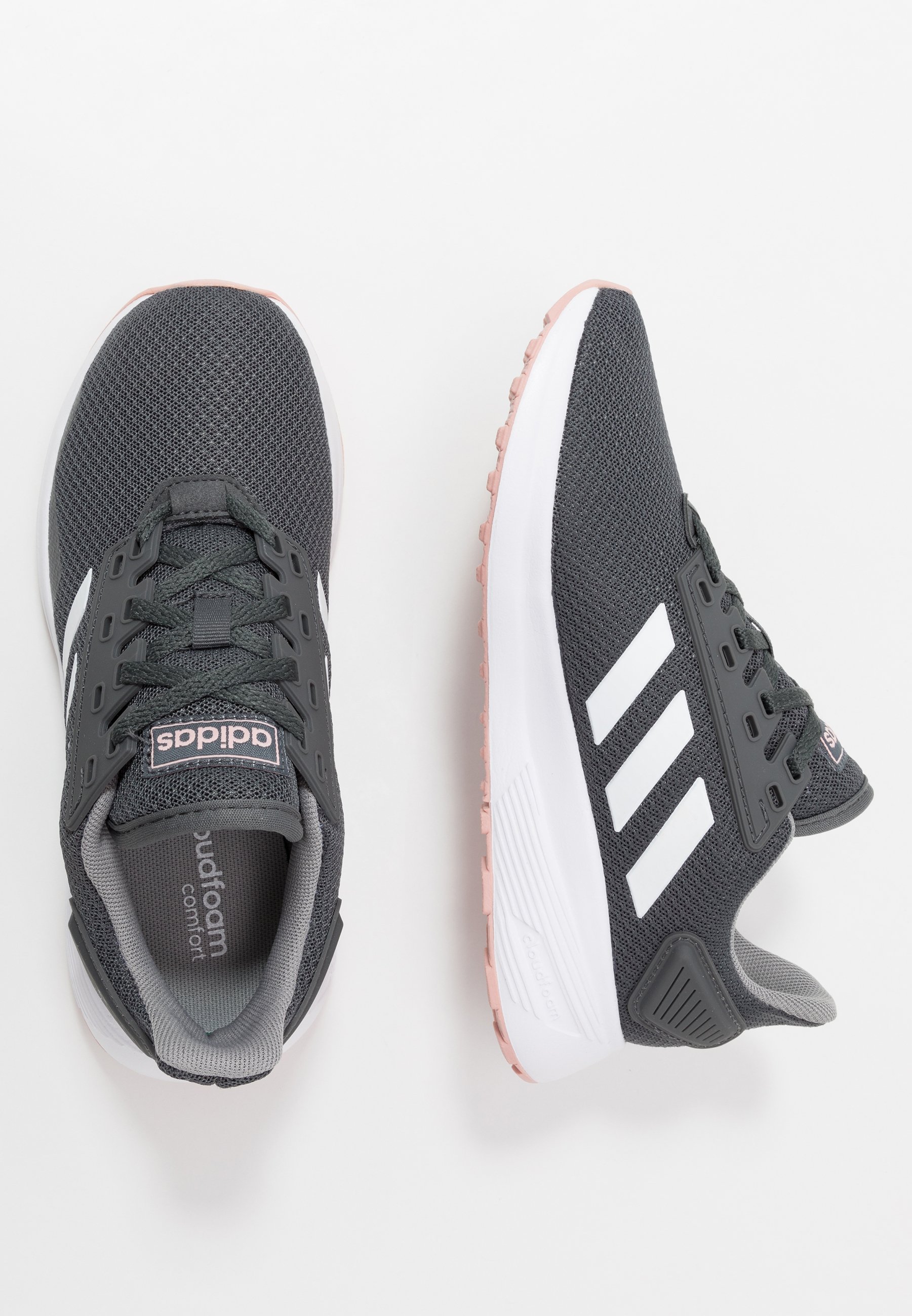 adidas Performance DURAMO 9 - Nøytrale løpesko - dash grey/pink spice/footwear white adidas Performance DURAMO 9 - Nøytrale løpesko - dash grey/pink spice/footwear white