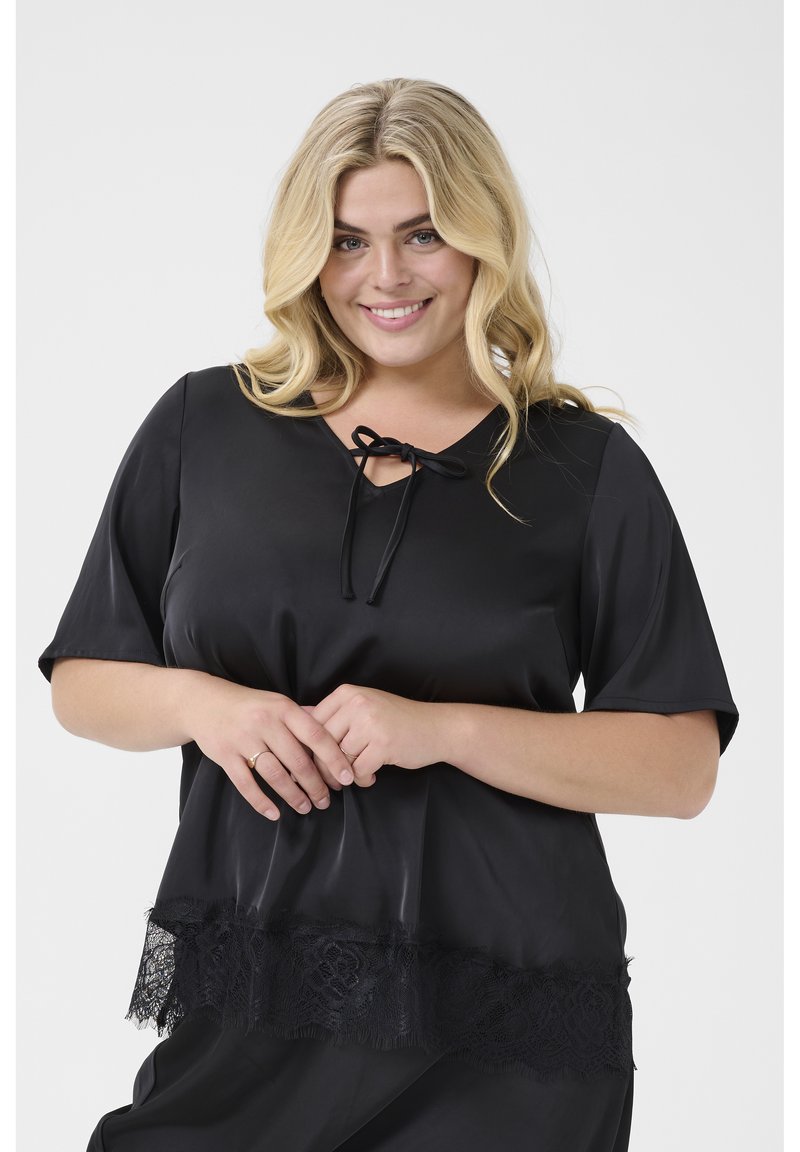 Kaffe Curve HILLA  - Blouse - black deep
