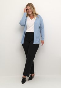 Kaffe Curve FARSIA - Chaqueta de punto - faded denim
