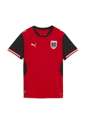 ÖFB HOME REPLICA-LIFESTYLE - Tricou cu imprimeu - puma red/puma black