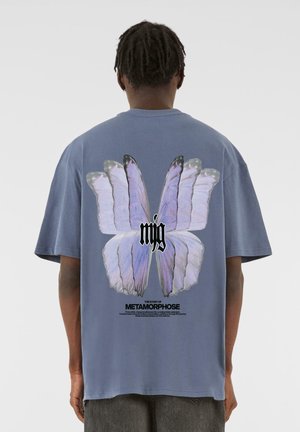 TRANSFORMATION - Print T-shirt - vintageblue