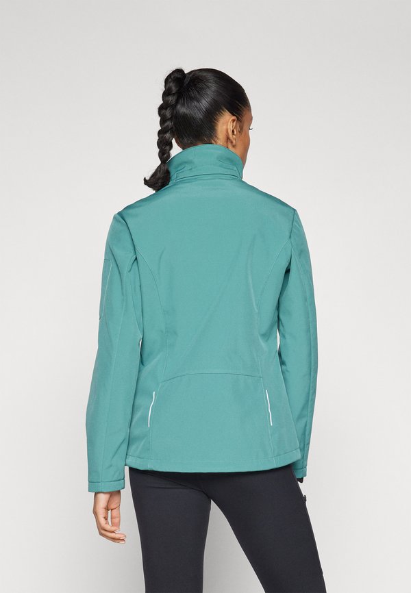ZIP HOOD - Soft shell jacket - agave3