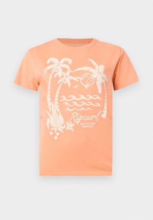 Rip Curl, MOON STANDARD TEE - Majica kratkih rukava s printom - papaya