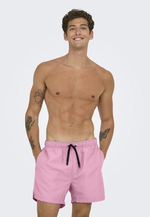Only & Sons, ONSBASILE LIFE SWIM SHORT SOLID CS - Bañador corto - wild rose