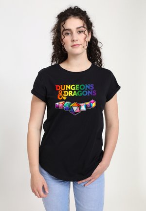 Henry Tiger DUNGEONS & DRAGONS PRIDE DICE - T-shirt z nadrukiem