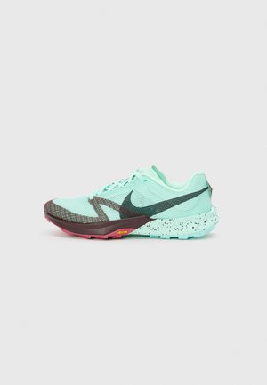 TERRA KIGER 10 - Løbesko trail - mint foam/seaweed/burgundy crush/sweet beet/hyper pink/bleached turq