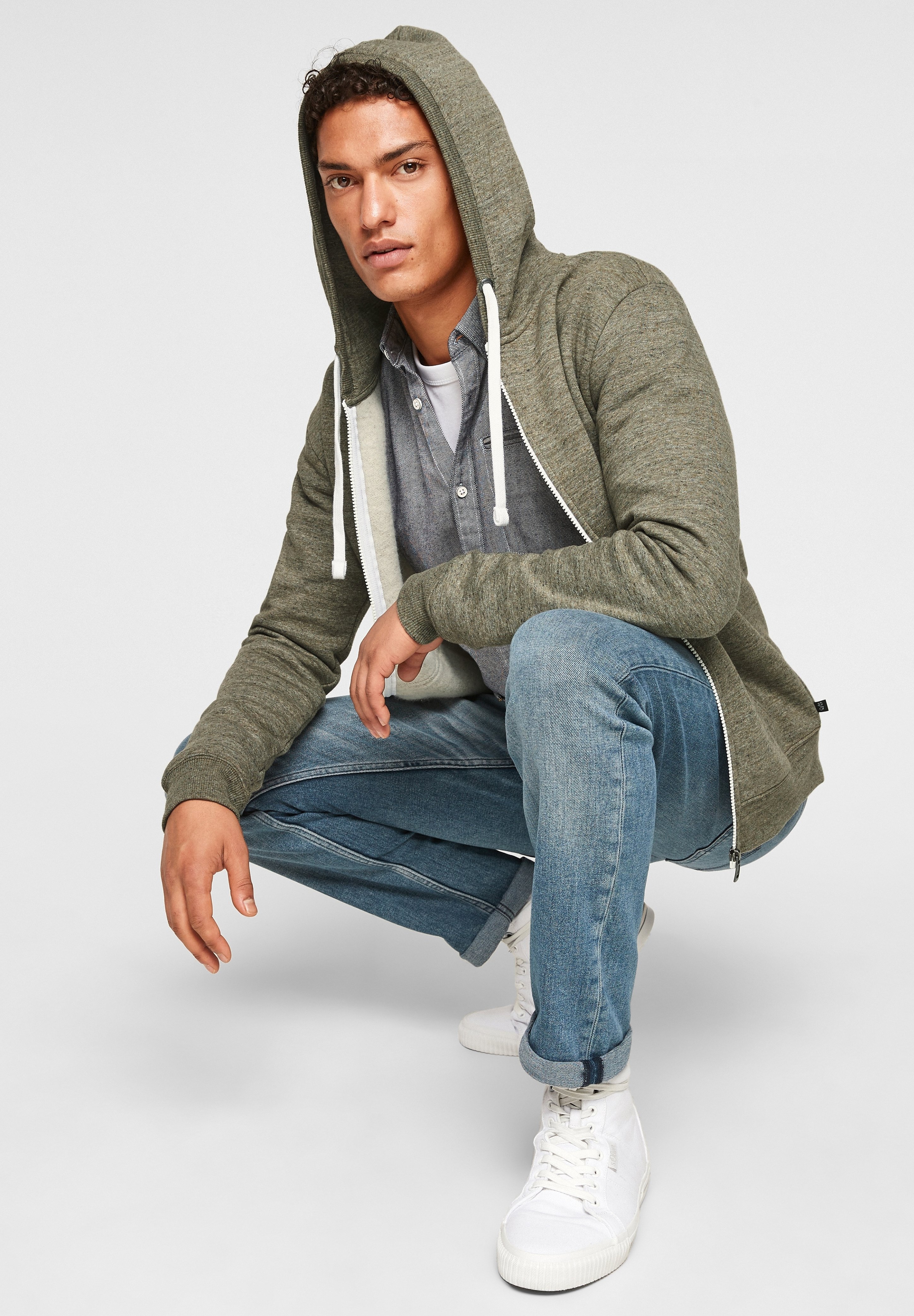 Homme Sweat à capuche zippé Homme Sweat à capuche zippé