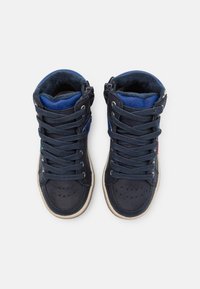 Kickers LOWELL - - Höga sneakers - bleu/blanc/marine