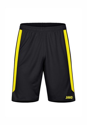 POWER - Kurze Sporthose - schwarzgelbnull