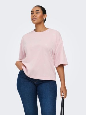 ONLY Carmakoma CARLUNA - T-Shirt print - pale lilac