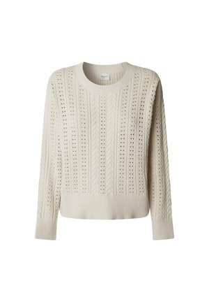 Pepe Jeans Strikkegenser - oyster white
