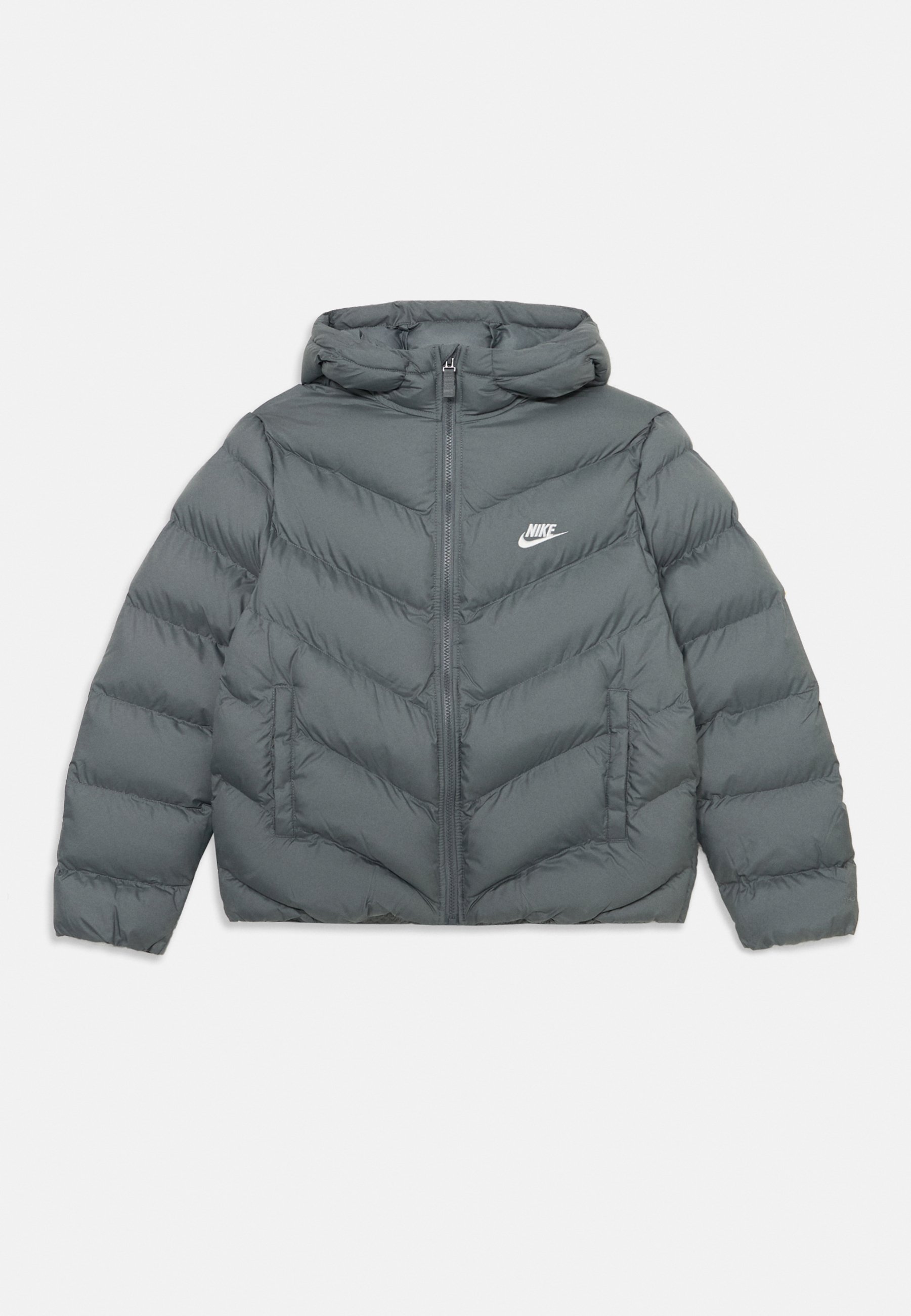Nike Sportswear PUFFER UNISEX Winterjacke smoke grey/white
