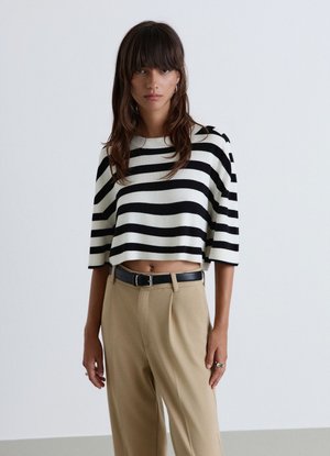 Calliope, MAGLIA RIGHE - Jumper - var ultrablack