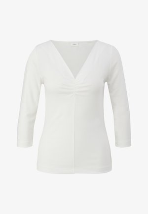 s.Oliver BLACK LABEL SOFTEM - Long sleeved top - creme