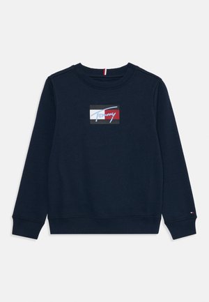 SCRIPT FLAG UNISEX - Felpa - dark night navy