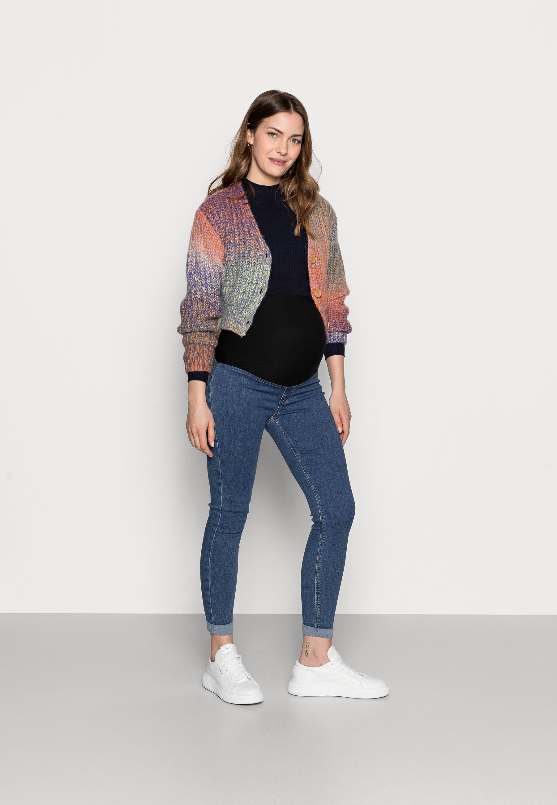 Anna Field MAMA Jeggings - blue denim 
