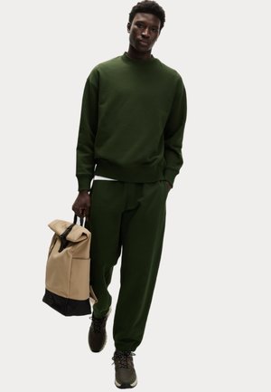 CREW NECK - Sweatshirt - dark khaki