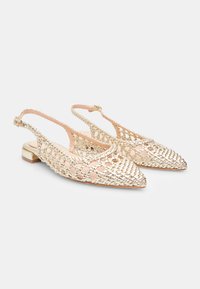 Bata Sarokpántos balerina cipők - oro