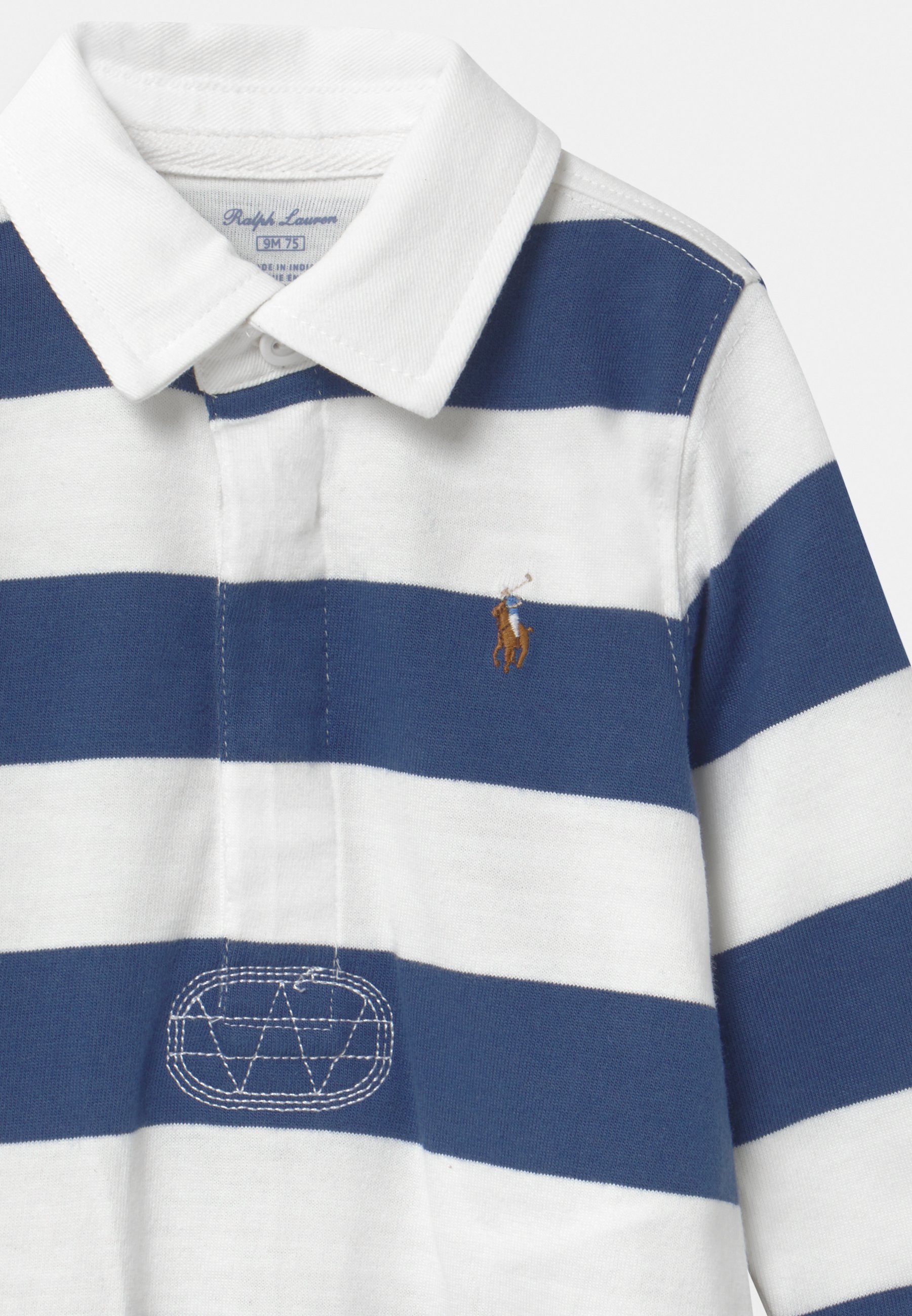 royal blue polo jumpsuit