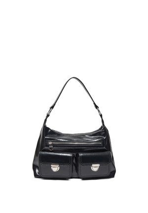 WITH POCKETS - Ručna torba - black