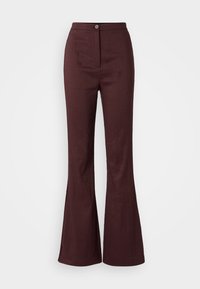 PANTALONI TROUSERS - Trousers - dark plum