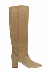 Manfield MIT ABSATZ - Bottes - beige