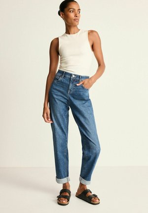 Next BOYFRIEND  - Džíny Straight Fit - dark blue