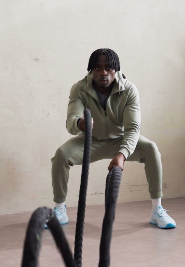 PRIMARY - Tracksuit bottoms - light army heather3