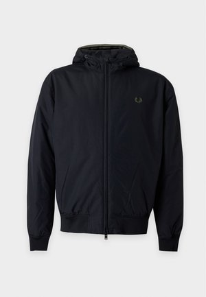 Fred Perry, HOODED BRENTHAM - Леко яке - black