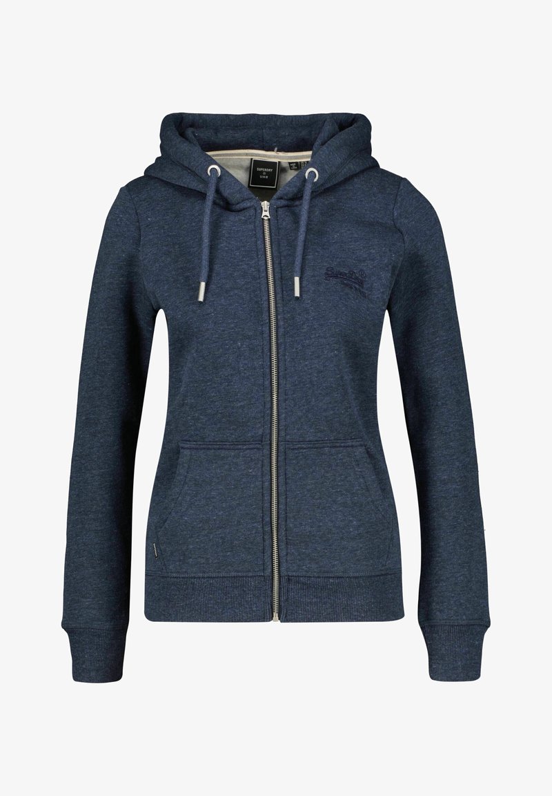 Superdry & Co Mikina na zip - dark-blue denim